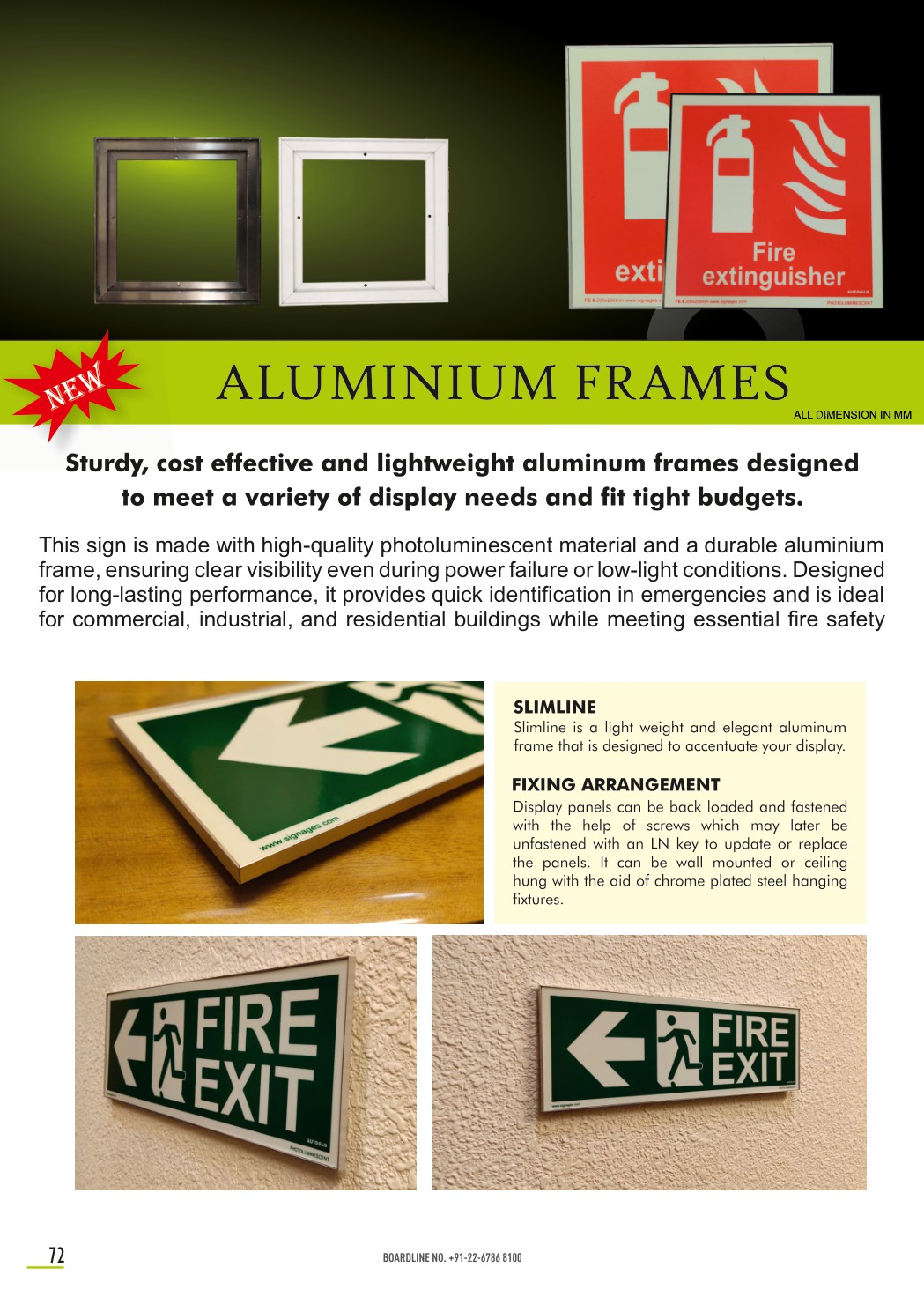 Aluminium Frames catalog page 1