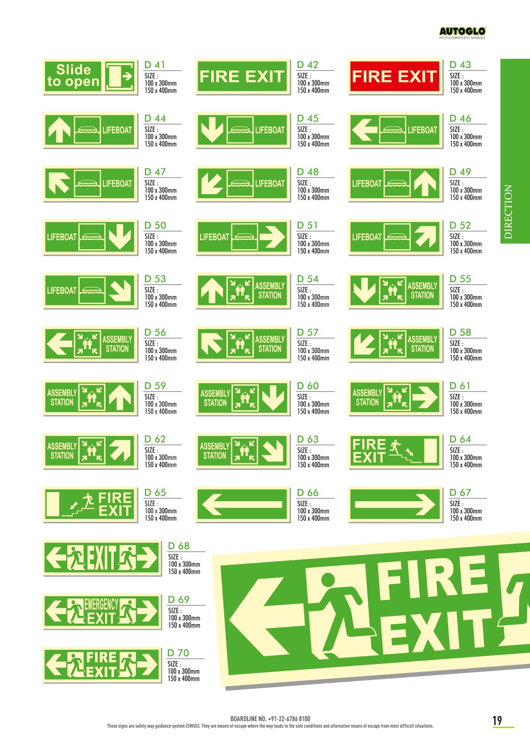 Direction Sign catalog page 3