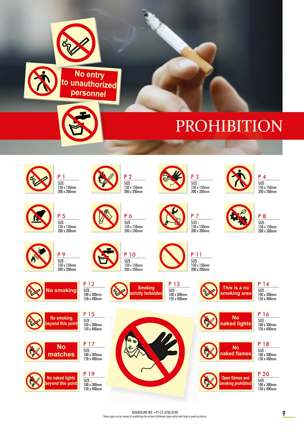 Prohibition catalog page 1