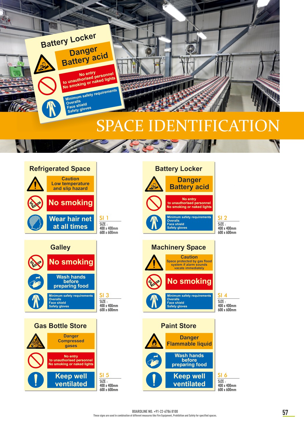 Space Identification catalog page 1