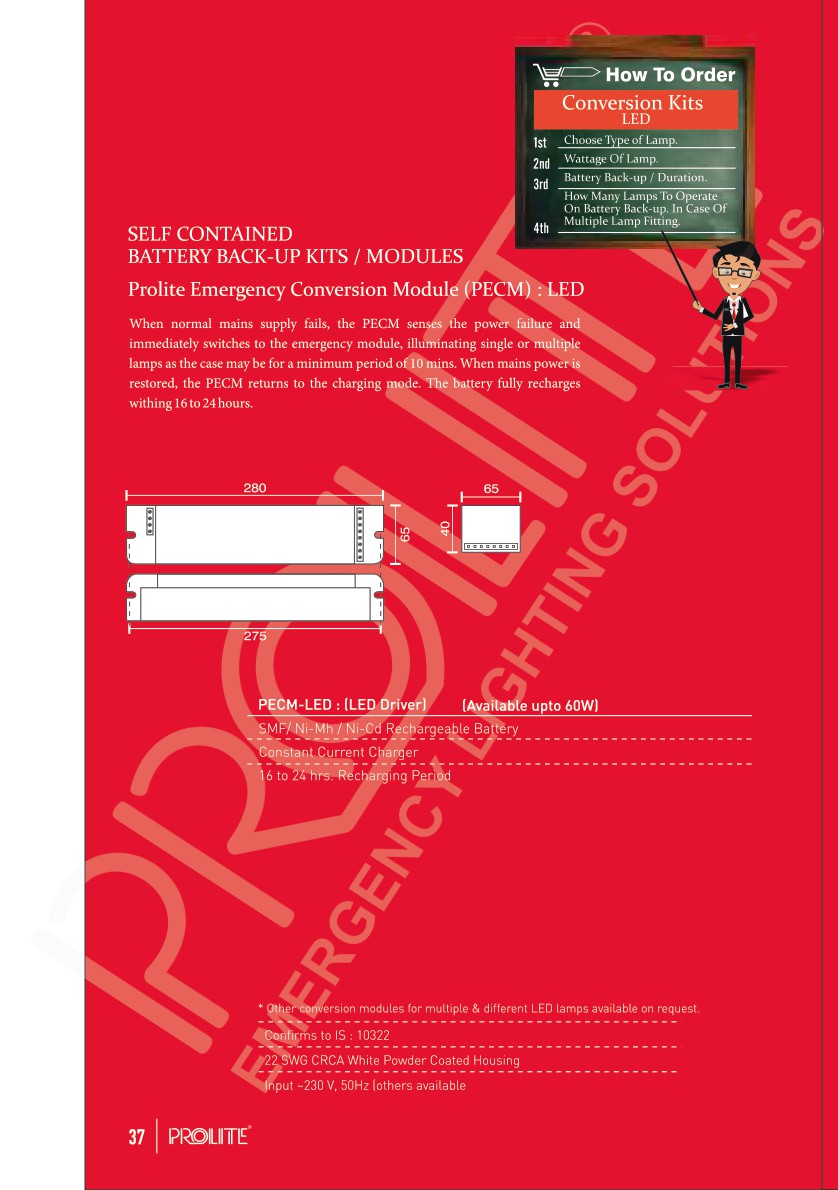 PEL Emergency Conversion Module catalog page 4