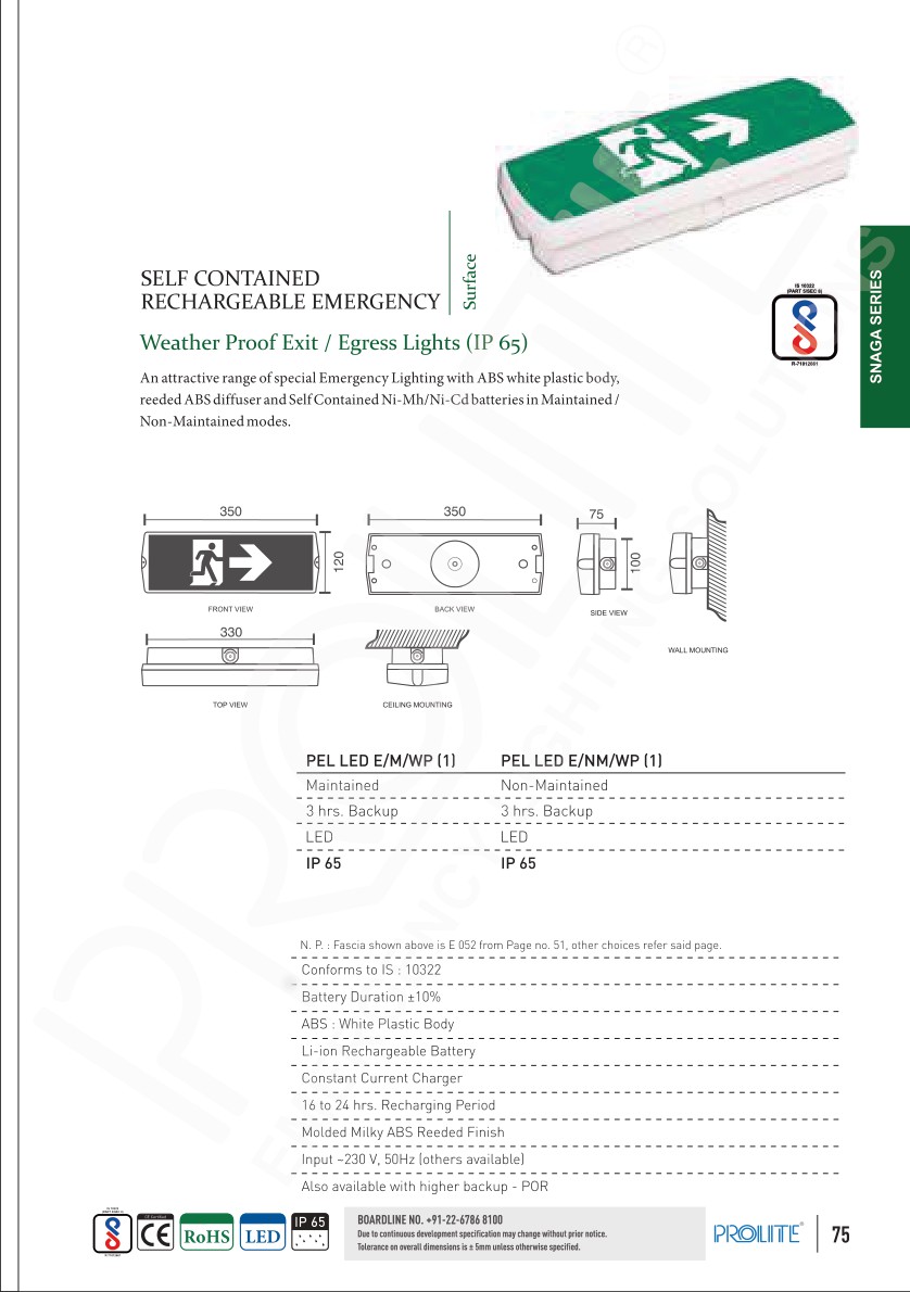 Exit Light LED E/NM/WP (1) catalog page 4