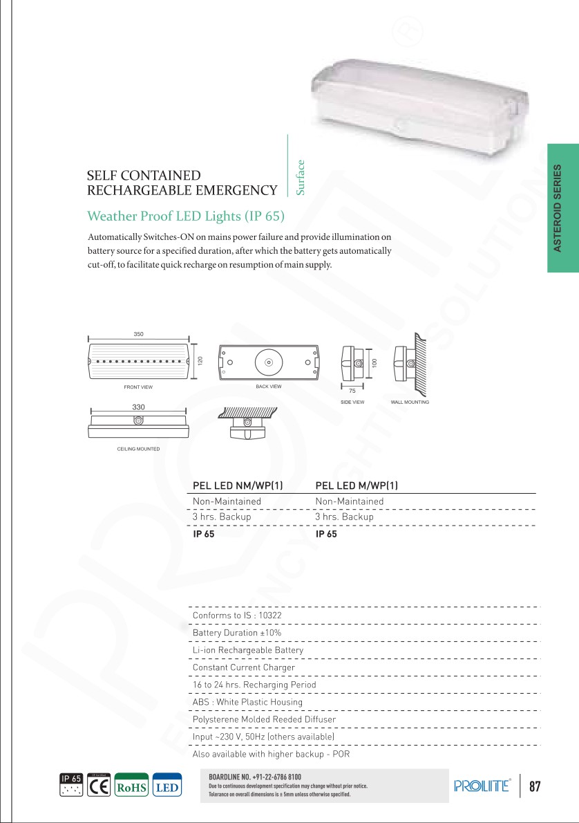 PEL LED NM/WP (1) catalog page 1