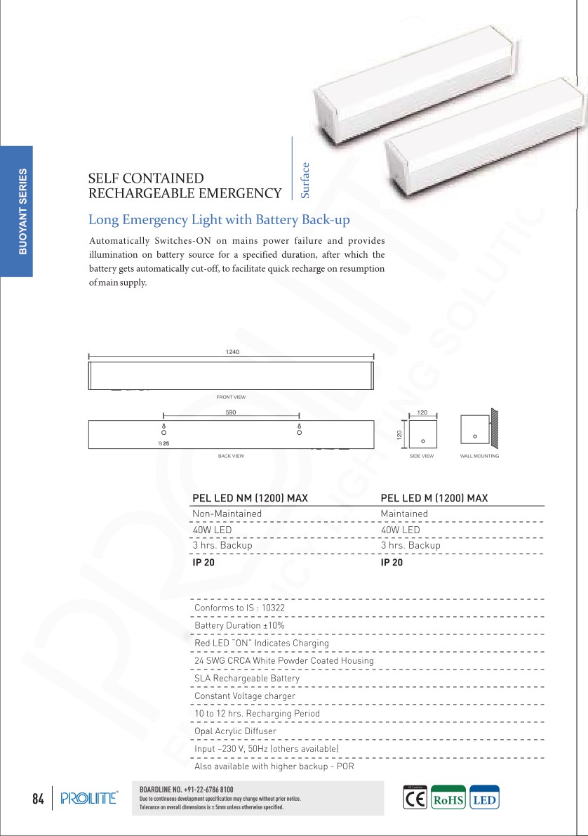 PEL LED M/NM (1200) MINI/MAX catalog page 3