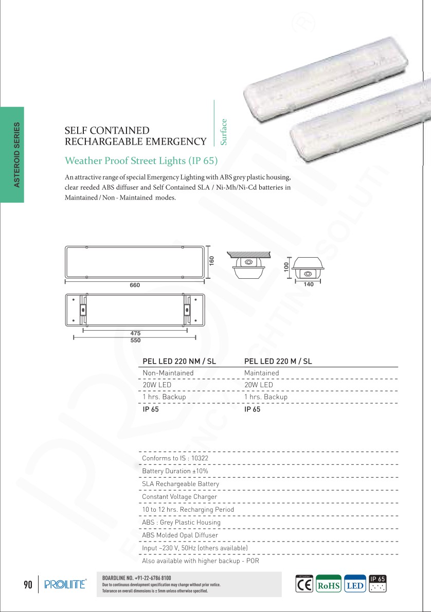 PEL LED 220 NM/M/SL catalog page 1