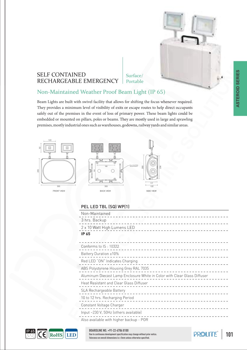 PEL LED TBL (SQ) WP (1) catalog page 1