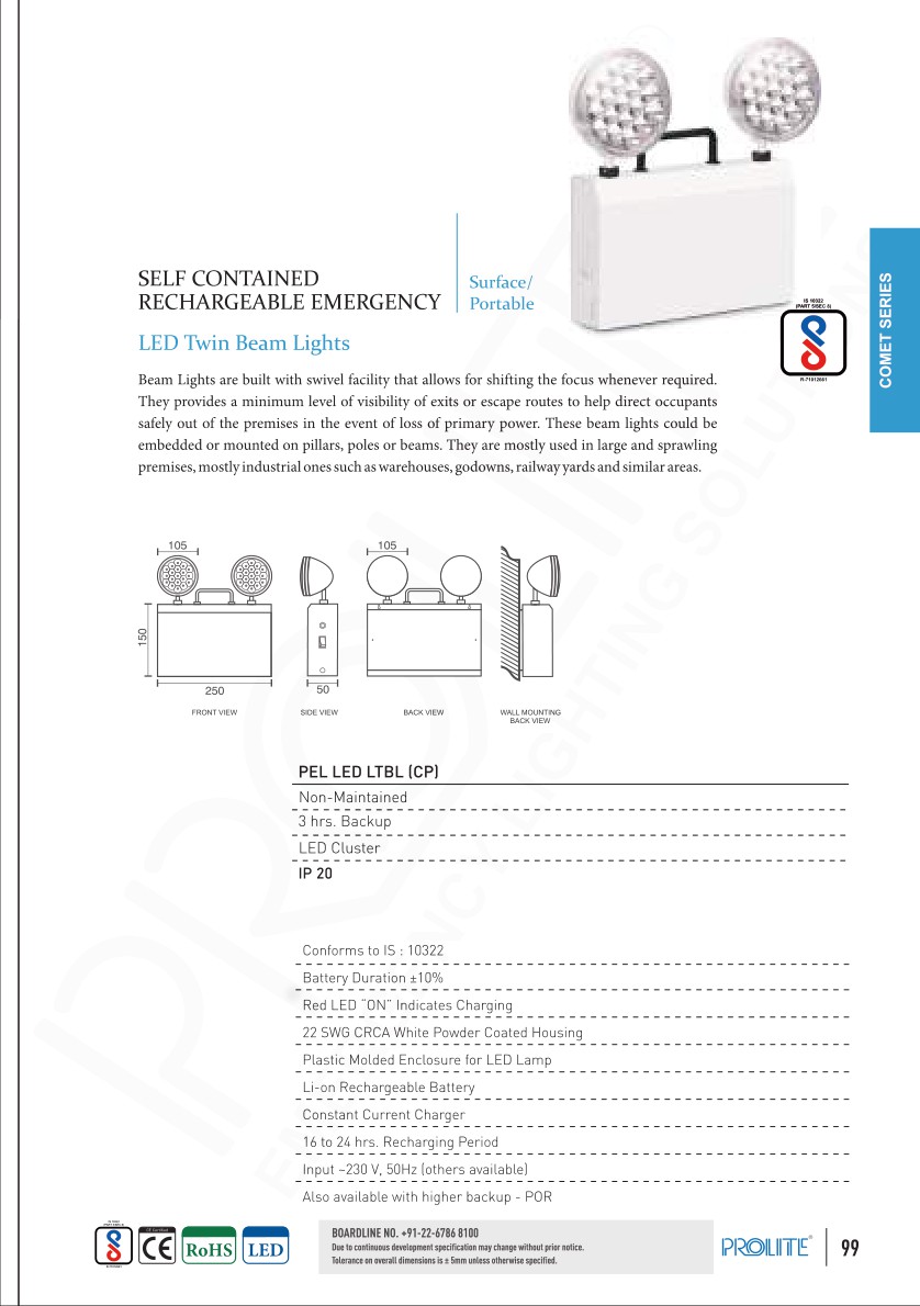 PEL LED LTBL (CP) catalog page 1