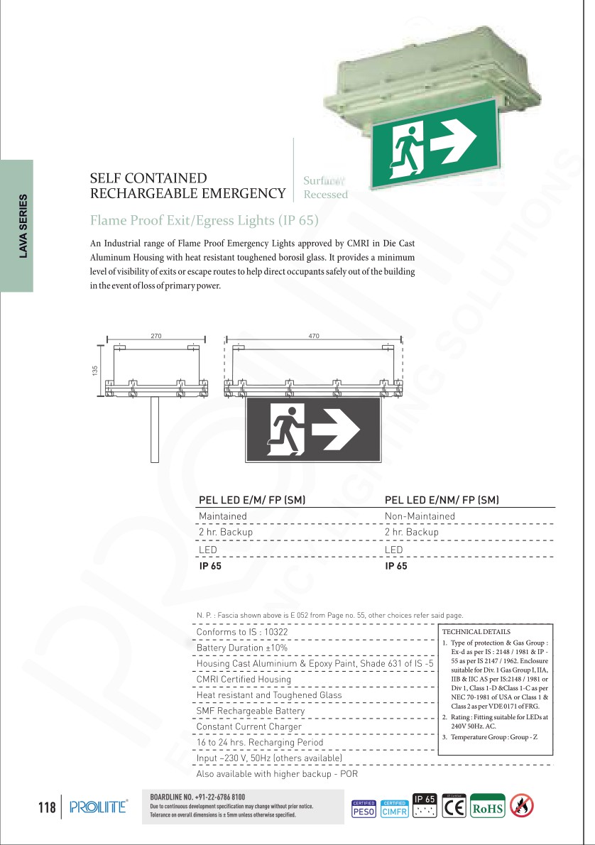 PEL LED E/M/NM/NE/FP (SM) catalog page 2