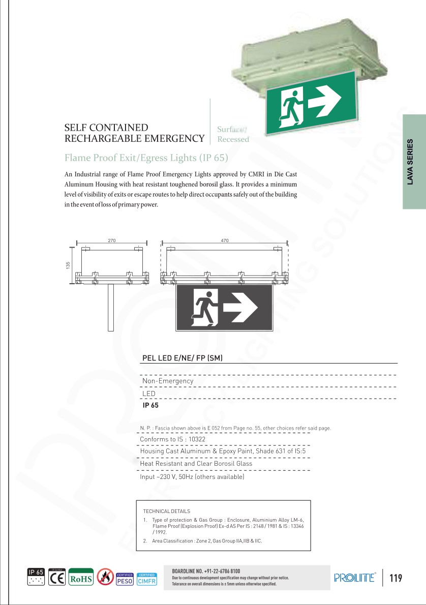 PEL LED E/M/NM/NE/FP (SM) catalog page 3