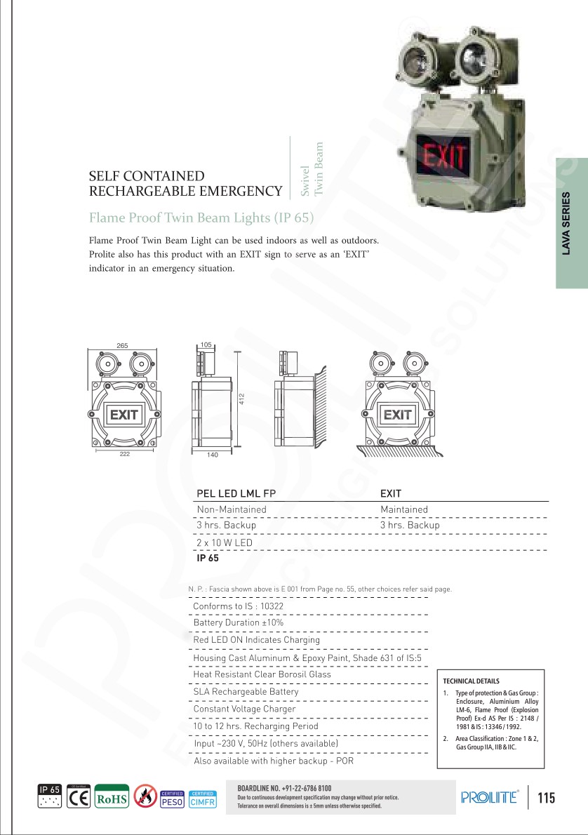 PEL LED LML FP catalog page 2
