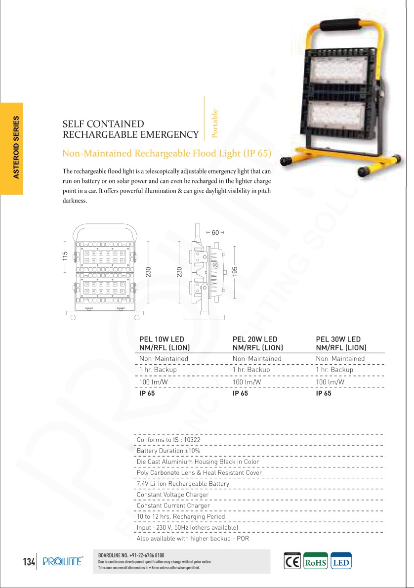 PEL 10/20/30W LED NM/RFL (LION) catalog page 2