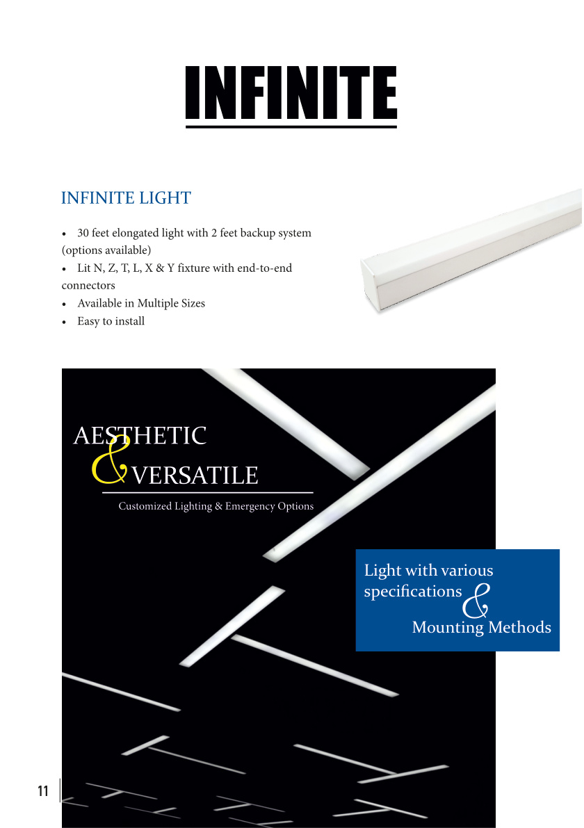 10W LED INIFINITE LIGHT (1 FEET) DC catalog page 1