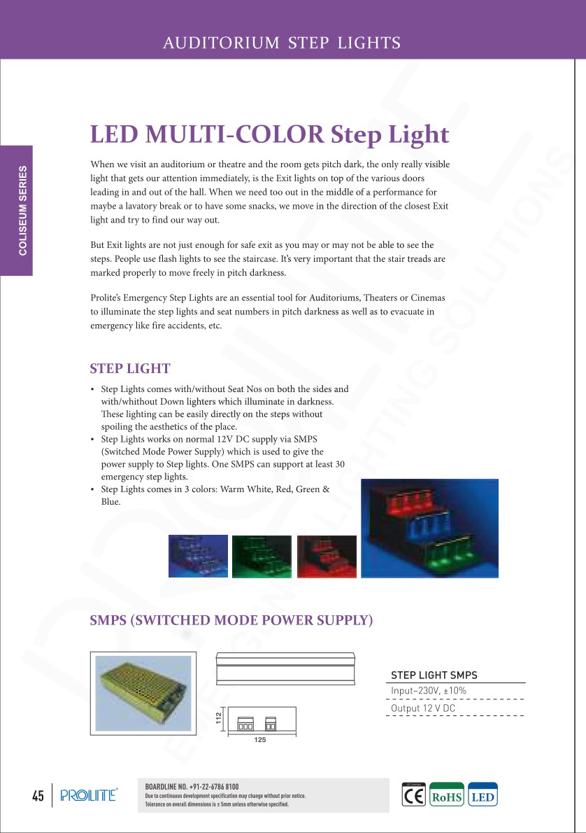 LED Step Light catalog page 1
