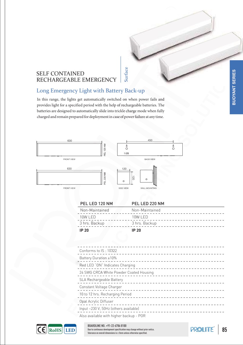 PEL LED 120/220 NM catalog page 3