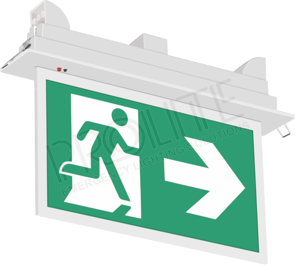 Egress Light LED E/M(S) MU (RM)